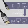 USB-C–HDMI-kaapeli QOLTEC 50438 — 2 m, 4K 60 Hz