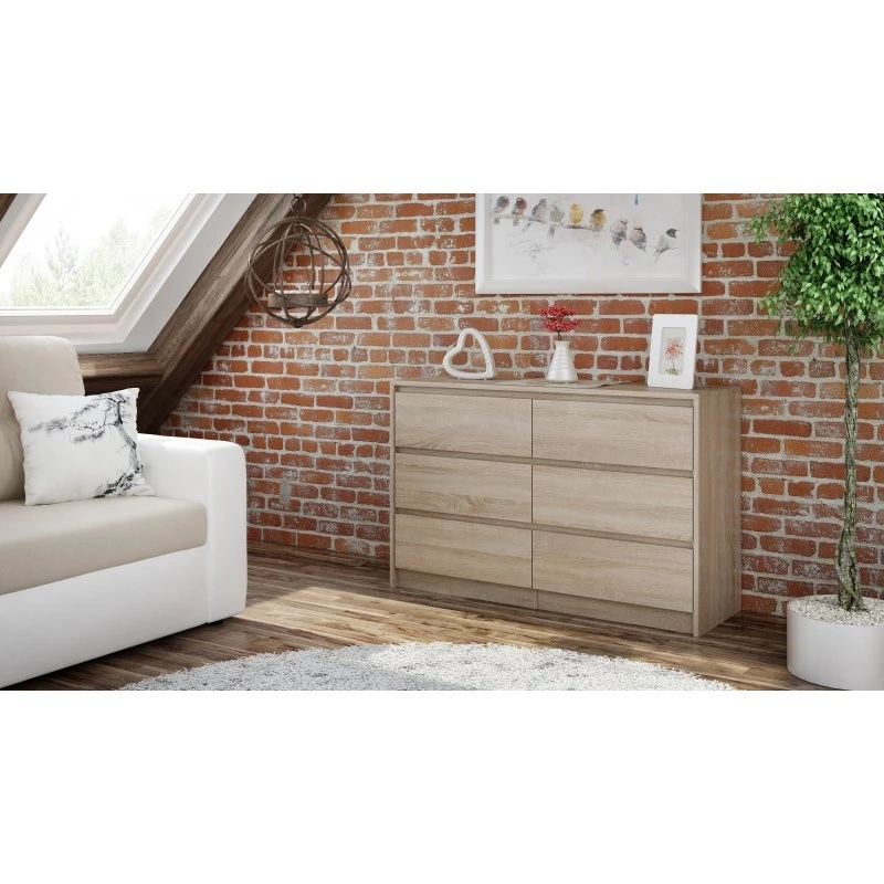 Topeshop K120 SONOMA 2X3 -lipasto