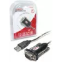 UNITEK Y-105 sarjakaapeli musta 1,5 m USB Type-A DB-9