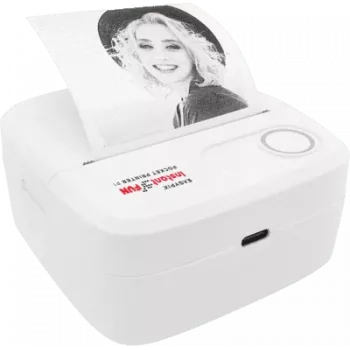 Taskutulostin EASYPIX InstantFUN P1 — kompakti Bluetooth-valokuvatulostin, kannettava pikakuvatulostus