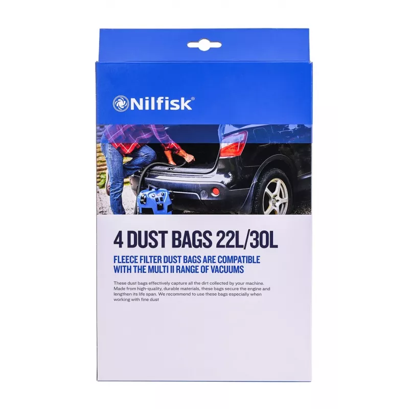 Nilfisk 107417195 -rummusäiliöimuri pölypussit