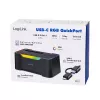 LogiLink HDD-telakointiasema LogiLink Quickport USB 3.2 1-porttinen 2,5/3,5 SATA (QP0035)