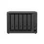 Synology DiskStation DS1525+ NAS-tallennuspalvelin Ryzen Embedded V1500B 8 GB DDR4 0 TB musta