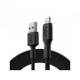 Lightning-kaapeli Green Cell KABGC18 — 2 m, Lightning–USB-A, musta
