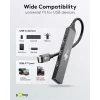 Goobay Slim 4-porttinen USB-keskitin, USB-C™–USB-A, USB 3.2 (74457)