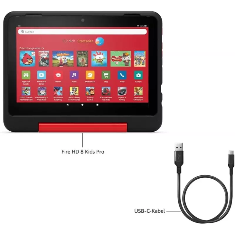 Amazon | Fire HD 8 Kids Pro (2024) | pinkki | 1280 x 800 pikseliä | 32 GB | Wi-Fi | 802.11ac | Bluetooth-versio 5.2