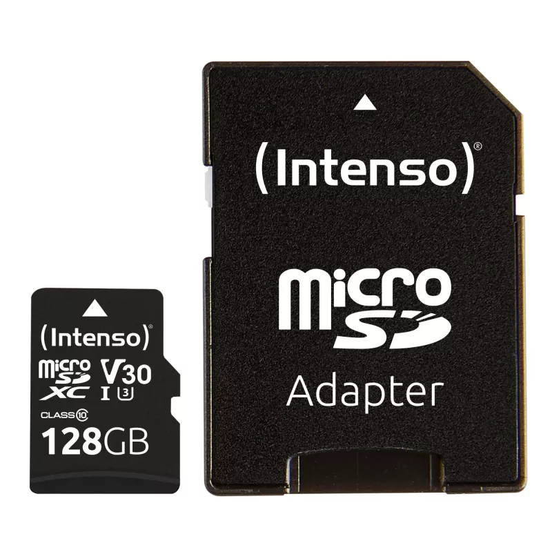 MUISTI MICRO SDXC 128GB C10/W/ADAPTERI 3433491 INTENSO