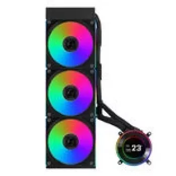 Lian Li GA II Hydroshift II LCD-C 360CL prosessori All-in-One-nestekierron jäähdytin 12 cm musta 1 kpl