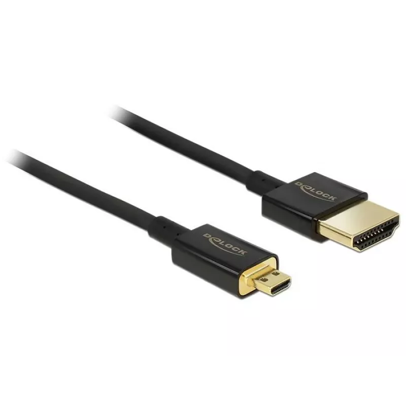 HDMI-kaapeli DeLOCK HDMI-A/HDMI Micro-D 3 m