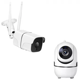 Denver SHO-110x2 + SHC150x2 valvontakamera-paketti HD