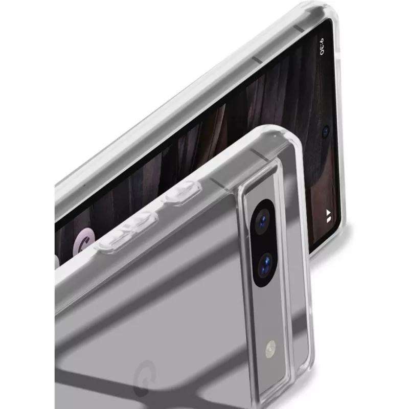 StyleShell SHOCKFLEX, puhelinkotelo läpinäkyvä, Google Pixel 8A