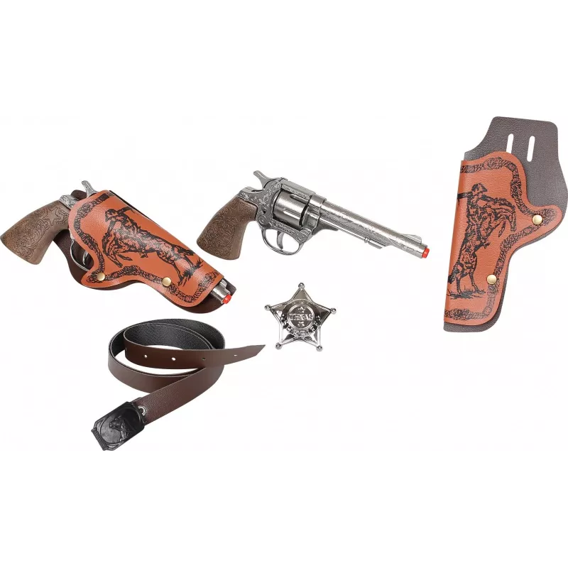 Revolveri 8 laukausta 2 kpl + merkki GONHER 158/0 Pulio