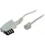 S/CONN 3m TAE-F - RJ11 valkoinen ShiverPeaks TC 70043-W