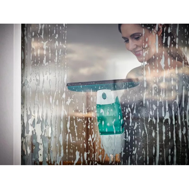 Leifheit ikkunaimuri lasinpesuri Dry&Clean kahvalla ja pesuharjalla 51003
