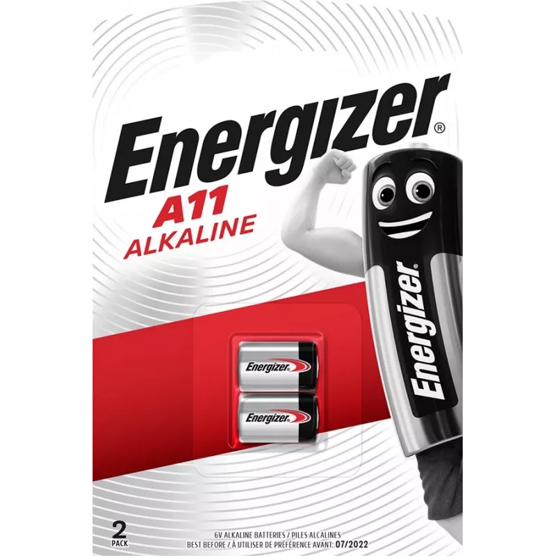 Energizer A11/E11A 6 V alkaliparisto, 2 kpl