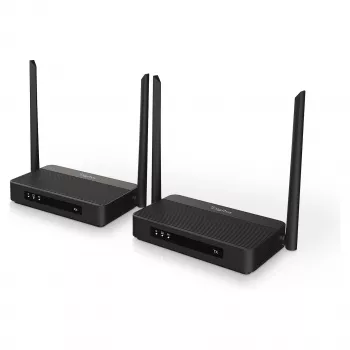 Langaton HDMI-KVM-jatkosarja DIGITUS DS-55360 – lähetin ja vastaanotin, langaton, 100 m, 4K/60 Hz, HDMI, USB-A/USB-C
