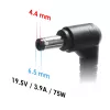 Akyga AK-ND-19 kannettavan tietokoneen virtalähde Sony, 75 W, 19,5 V, 3,9 A, 6,5 x 4,4 mm + nasta
