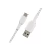 USB-kaapeli Belkin CAB002BT0MWH 0,15 m USB-A USB-C valkoinen
