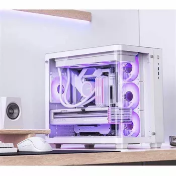 Tietokonekotelo Jonsbo TK-3 ATX-kotelo valkoinen