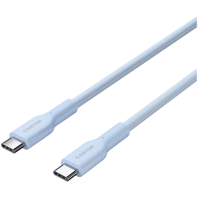 CANYON kaapeli OnWire 60CL C-C 60W COLOR punottu 1m vaaleansininen