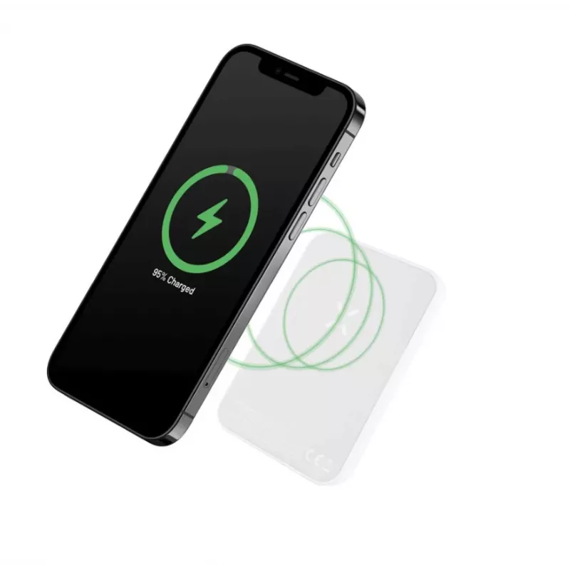 Kannettava varavirtalähde FIXED FIXZENM-6-WH — 6000 mAh, USB-C-pikalataus, valkoinen