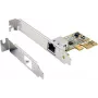Exsys PCI-EXPRESS Ethernet-kortti 1 portti sis. LowProfile-kiinnikkeen Realtek-piirisarja - verkkokortti - PCI-Express