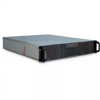 Inter-Tech IPC 2U-20255 - rack-asennus - 2U - Full AT - ei virtalähdettä (EPS2U) - USB (88887105)