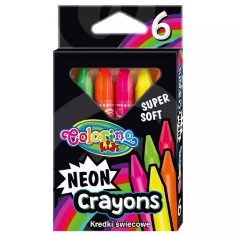 Colorino Kids neon-vahaliidut 6 väriä