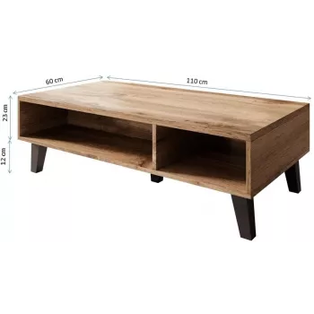 Cama sohvapöytä NORD 110 cm wotan-tammi/antrasiitti