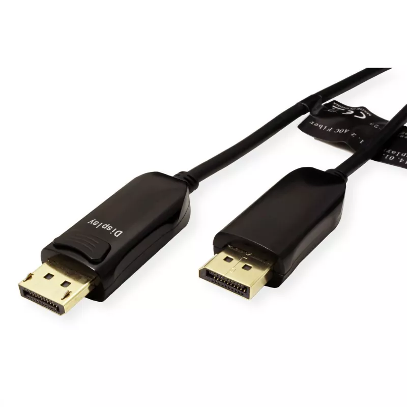 ROLINE DisplayPort v1.4 kaapeli AOC 8K60 ST/ST 20 m - kaapeli - digitaalinen/näyttö/video - 20 m (14.01.3493)