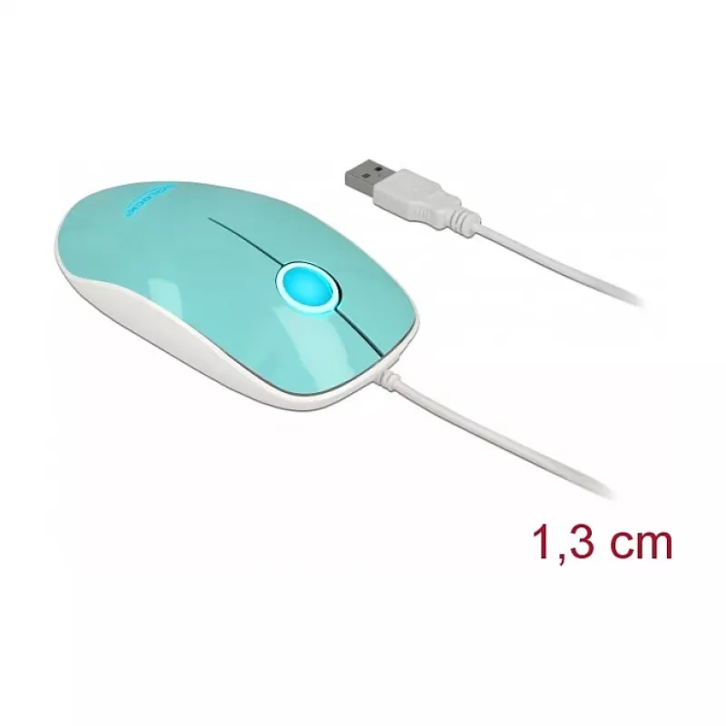 Hiiri DeLOCK 12538 USB Type-A optinen molempikätinen