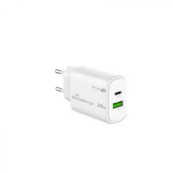 Virtalähde USB/USB-C 25W/FAST MRMA112-2 Mediarange