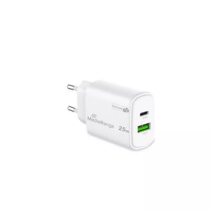 Virtalähde USB/USB-C 25W/FAST MRMA112-2 Mediarange