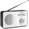 TechniSat VIOLA 200 DAB+ digitaalinen radiokello, valkoinen/musta