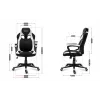 HUZARO FORCE 2.5 WHITE MESH -pelituoli