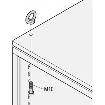SCHROFF NOSTOSILMUKKASARJA M10 4 KPL - telineen lisävaruste (20117080)