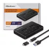 Qoltec 50310 -telakointiasema 2x SSD M.2 SATA NGFF USB Type-C