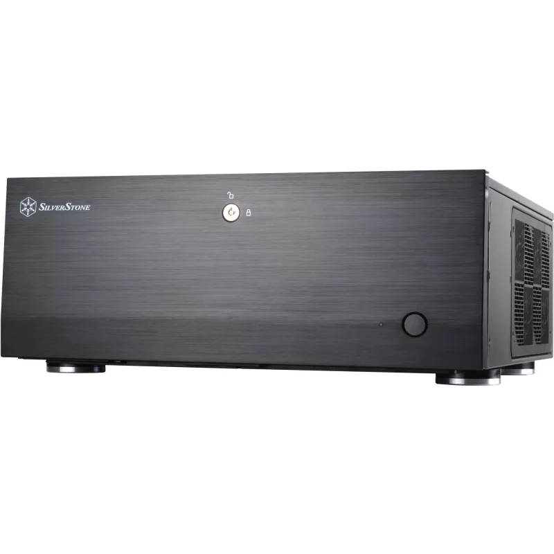 SilverStone Grandia GD07 tietokonekotelo - Tower - SSI, musta