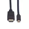 ROLINE videokaapeli - Mini DisplayPort (uros) - HDMI (uros)