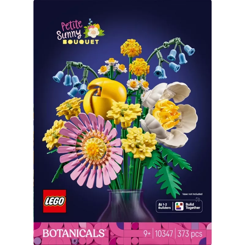 LEGO ICONS 10347 The Botanical Collection - pieni aurinkoinen kukkakimppu