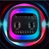 Kannettava kaiutin MANTA SPK0601B100, 100 W, Bluetooth, karaoke, langaton mikrofoni, akku, taajuuskorjain, diskovalot