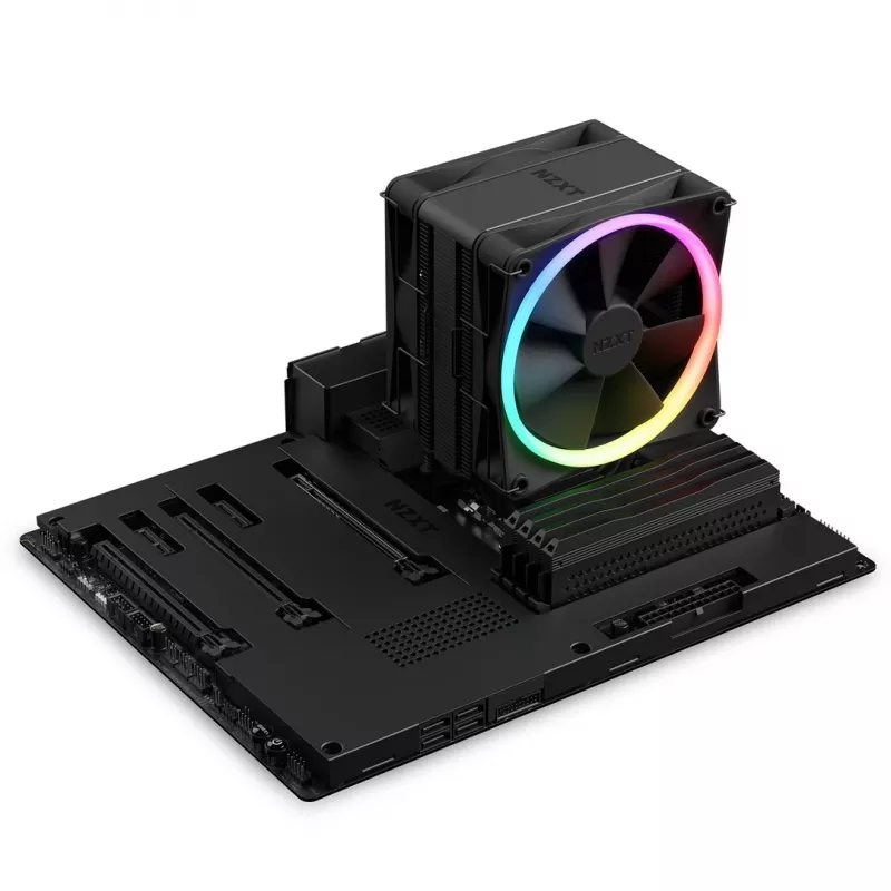 NZXT T120 RGB prosessorin ilmajäähdytin 12 cm musta 1 kpl