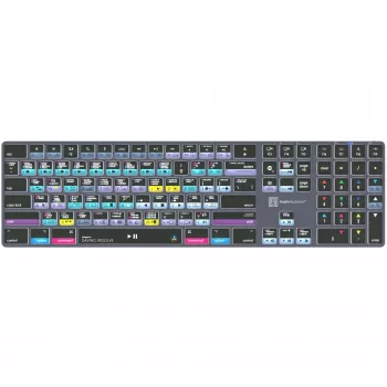 Logickeyboard LKB-RESB-TM-UK Office Bluetooth QWERTY -näppäimistö harmaa titanium