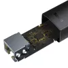 Baseus Lite Series USB-RJ45-verkkosovitin, 100Mbit/s (musta)