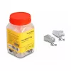 DeLOCK RJ45-modulaariliitin Cat.6 50 kpl taittosuojaholkeilla
