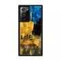 Puhelinkotelo iKins Samsung Galaxy Note 20 Ultra -malliin — musta, Café-terassi-kuvio