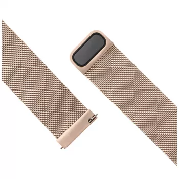Kelloranneke FIXED Mesh Strap Fixed 18mm ruostumaton teräs pikavaihto kulta