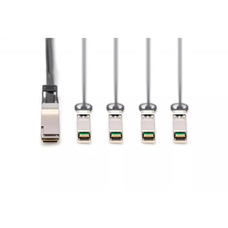 Digitus 40G QSFP+ 4x SFP+ Direct Attach -kaapeli 3m