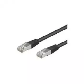 Wentronic Goobay CAT 5e verkkokaapeli, SF/UTP, musta, 15 m - CCA-kupariseos (68668)