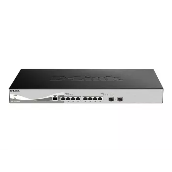 D-Link DXS-1210-10TS hallittava L2/L3 10G Ethernet (100/1000/10000) 1U musta, hopea
